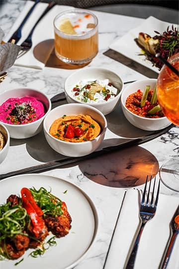 Signature cocktail preparation