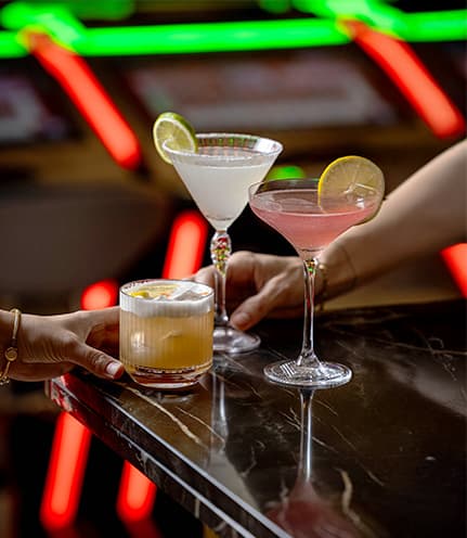 Dessert plating at Ember